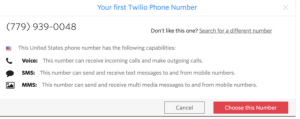twilio phone